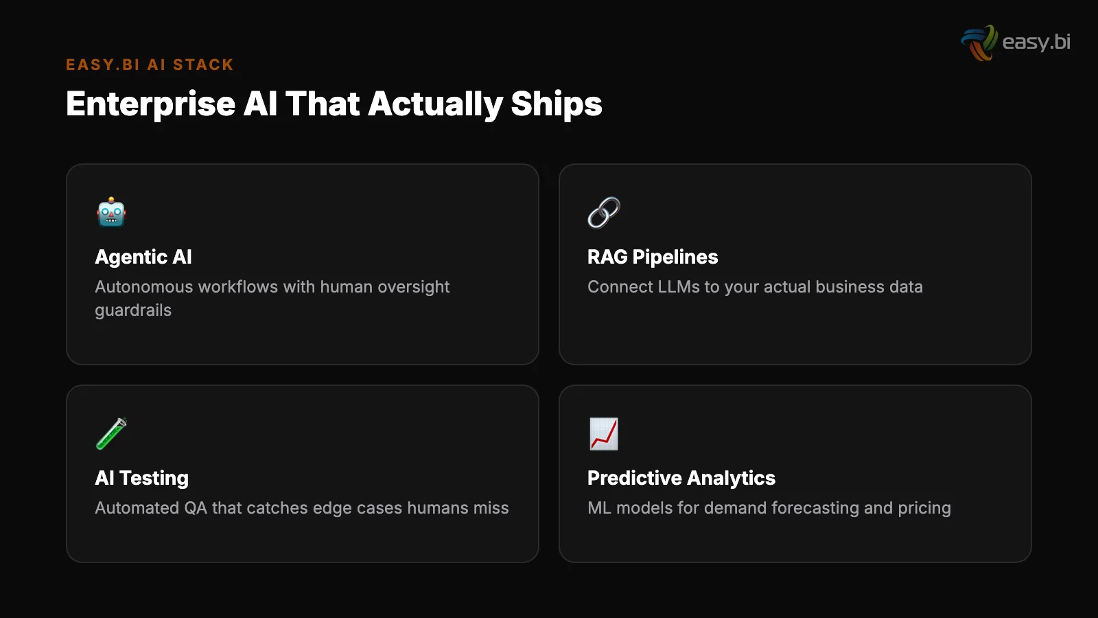 Infographic: comparison and analysis for ai enterprise software guide