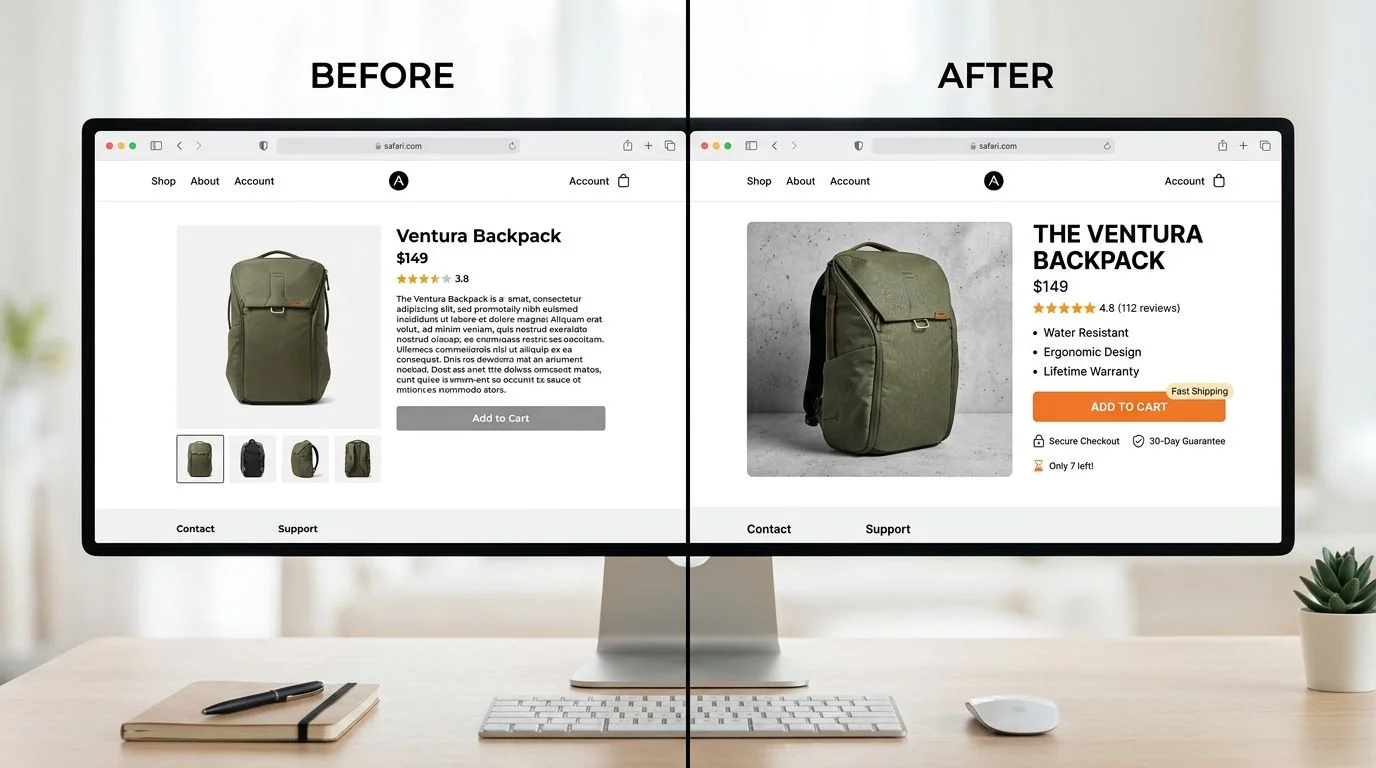 Conversion Rate Optimization Without Redesigning Anything