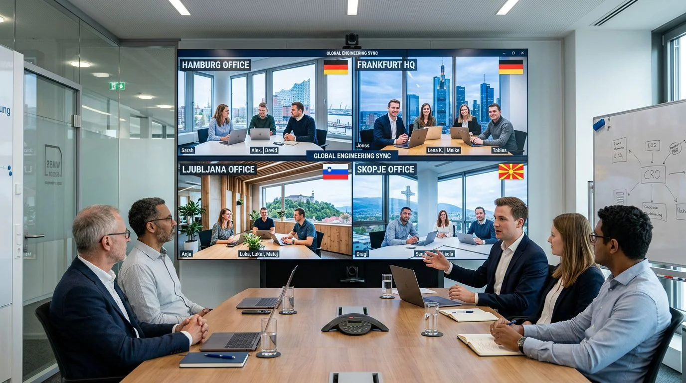 Remote Engineering Teams That Work: Hamburg, Frankfurt, Ljubljana, Skopje